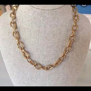 Stella & Dot pave link chain necklace
